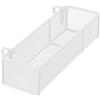 SZLIFE Organizzatore da appendere al comodino, scaffale salvaspazio in rete per sponde del letto del dormitorio, collage, bevande per letto a, Xl