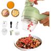 Zerodis Utensili da Taglierina Design Ergonomico con Impugnatura Comoda per Tritare Sbucciare e Mescolare Set di Utensili da per Cucinare a Casa Verdure Elettriche Portatili