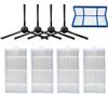 EUioPouNafo Filtro primario HEPA for spazzola laterale, compatibile con Ariete 2711/2712/2713/2717/2718/Briciola Xclean Pro, accessori for aspirapolvere robot parti(Set 1)