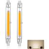 Generico Lampadine LED R7S 118mm 20W, 230V Dimmerabile LED COB Lamp, Bianco Naturale 4500K 2000 Lumen, Equivalente Lampada Alogena J118 200W, Fascio 360°, Riflettore di Ricambio Proiettore Lineare Luce, 2pcs