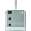 Aqpet Kubic 30 Rear Kit Vasca In Vetro Extrachiaro Con Filtro Posteriore e Luce LED Integrata 30x30x30cm Bianco