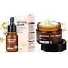Utapossin Siero + crema al retinolo, Siero Viso Al Retinolo Crema, Crema Idratante Al Retinolo, Retinolo Anti Aging Face Cream & Serum,Riduce Le Linee Secche e Le Linee Sottili