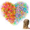 Hanyousheng Elastici Capelli, Elastici Capelli Piccoli, Mini Elastici Capelli, 1500 Pezzi Multicolore Elastici Piccoli per Treccine, Mini Elastici Gomma, Elastici Capelli per Bambina, Ragazze