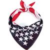 Ardorchid Bandana con bandiera americana USA rosso bianco e blu Fasce patriottiche per uomini e donne sciarpa per collo e viso 4 luglio fascia per la testa