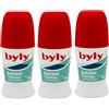 Byly Deodorante Unisex Extrem Roll-On 50 ml - Freschezza Intensa, Protezione Prolungata 96H, Anti-Odore, Dermatologicamente Testato (Extrem Freschezza 3 Unità)