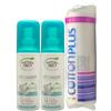 FEI FAN 2X Deovapo, Deodorante 0% Alcool, Alluminio e Cloridrato, 100ml, Disponibile In Diverse Varietà + Confezione da 80 Dischetti Leva trucco e Smalto (SENZA PROFUMO)