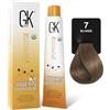 GK Hair Crema Colorante per Capelli 100 ml - Colore Semi-Permanente Nutriente per Styling, Tonalità Naturali e Intense, Ideale per Colpi di Luce, Riflessi e Risultati Uniformi con Applicazione Facile