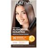 Kativa Kit lisciante brasiliano - Trattamento lisciante professionale a casa - Fino a 14 settimane di durata - Nuova formula con cheratina idrolizzata, acido ialuronico e 5 oli organici - Facile da
