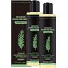 Corlidea Shampoo per la crescita dei capelli al rosmarino per donne e uomini, shampoo naturale addensante e rinforzante con cheratina idrolizzata contro il diradamento dei capelli e la perdita dei capelli