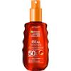 GARNIER Ambra solare Ideal Bronze - Olio protettivo Sublimatrice SPF 50+ - Nutre e abbronzanti - Vitamina E & Burro di Karité - Vegan & Cruelty Free - Tutti i tipi di pelle - 150 ml