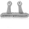 Molain Fascia Per Capelli Il Viso Con Palma E Lumaca Fascia Elastica Per Capelli Da Donna In Pile Di Corallo Accessorio Creativo Per Lavare Il Viso Doccia Sport Bellezza Cura Della Pelle (Grigio)