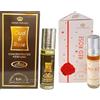 Generico Oud Rose & Red Rose Concentrated Perfume Oil Roll-On (6ml x 2 Combo Pack) | Alcohol-Free Long Lasting Arabic Attar for Men & Women | Floral, Romantic, Musky Unisex Perfume
