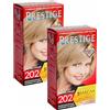 Vips Prestige Crema-tinta resistente per capelli 202 Biondo Vip's Prestige all'olio di argan, macadamia e chia/Крем-краска для волос Светло-русый (2 шт)