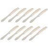 LOORGVEL Pettini Monouso 50 Set in Abs Beige per Uso Quotidiano | Formato Mini con Denti Lisci e Impugnatura Comoda, Adatti a Salone, Confezione da 50 Set