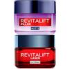 L'Oreal Paris L'Oréal Paris Revitalift Laser Crema Viso Anti-Età Tripla Azione con Pro-Retinolo Acido Ialuronico Vitamina C 50ml + Revitalift Filler Trattamento Anti-Rughe Rivolumizzante Notte 50ml - Set da 2