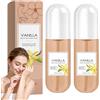 XUSHAOLUN Vanilla Body Spray for Women, Long Lasting Hair & Body Fragrance Mist with Light Scent, Hydrating Vanilla Skin Perfume, Multi-Use Hair for Women Fragrance Spray, Portable Perfume. 2 pezzi