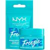 NYX Professional Makeup Face Freezie Cooling Primer+Moisturizer Base Trucco 2in1 Rinfrescante e Idratante 50ml + Maschera Patch Contorno Occhi Riutilizzabile Rinfrescante Contro le Occhiaie - Set da 2