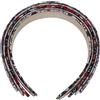 minkissy 5 fasce elastiche per capelli in tessuto floreale fasce per capelli da donna clip per capelli bandana per le donne rigida panno in plastica fasce larghe fasce per capelli pressate