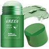 RUCRAK 3 pcs Green Tea Detoxing Deep Cleansing Facial Mask Pore Cleaner Stick,Facial Deep Purifying Blackhead Acne Remover Mask Stick