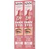 L'Oreal Paris NYX Professional Makeup Epic Inky Stix Eyeliner in Gel Cremoso Waterproof Punta Inclinata Colore Intenso Asciugatura Rapida Lunga Durata Finitura Metallic Colore 12 Blush Byte - 2 Eyeliner