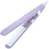 Sonew 4Colors - Mini piastra per capelli 2 in 1, in ceramica tormalina Beauty Flat Iron riscaldatore con temperatura di 190 °C per capelli lisci (viola UE)