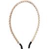 VOCOSTE Strass Capelli Cerchio Fascia per Capelli, per Donne, 0.24 Largo Champagne