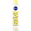 Nivea 3 in1 a secco di shampoo per Blonde e luminoso haartoene, Fresh Revive, confezione da (4 X 200 ML)