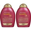 OGX Anti-breakage Keratin Oil Shampoo & Conditioner (13 Ounces) by OGX