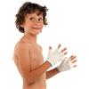 DermaSilk - Set Terapeutico Guanti Dita Scoperte in Fibroina di Seta Bambino 3 paia XXS/XS (Lunghezza dito medio 4/5 cm)