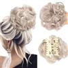 ZHKVAG Bun Extension Clips, Wavy Claw Clip Messy Bun Hair Piece For Women, For Flat Updos Curly Hair Ponytail Bun Clip In Hair Extensions (#04)