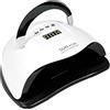 Joskeijky 180 W Lampada per unghie SUN X7 MAX 57 LED Lampada UV FototeRapia Smalto per Unghie Asciuga-Lampada Professionale Automatica per Manicure-Presa Europea
