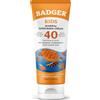 Badger SPF 40 Kids Mineral Sunscreen Cream - Reef-Friendly Broad-Spectrum Water-Resistant Kids Sunscreen with Zinc Oxide - Tangerine and Vanilla, 2.9 oz