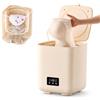Generico Lavatrice Completamente Automatica Da 10 Litri, Mini Lavatrice Portatile Con Tubo Di Scarico, Pulizia Completamente Automatica Intelligente, Regolazione A 4 Velocità, Controllo Touch LCD
