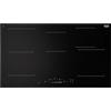 De'Longhi PIN95 - Piano cottura induzione 5 fuochi, in vetroceramica, colore Nero