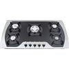 GXSFLG 5 bruciatori a gas, piano cottura a gas, bruciatore a gas naturale/propano, piano cottura in vetro 90 cm, installazione di installazione, valvole di sicurezza, spegnimento automatico, per cucina