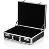 Generico Cassetta for password in lega di alluminio, scatola for documenti in valigia, cassetta for strumenti sicuri, cassetta for attrezzi hardware(Black)