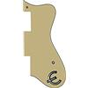 VATTEA Per Epiphone Dot Style W/Metal e Chitarra Pickguard parti (3 strati Vintage Yellow)