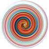 Generic Slipmat Slip Mat Scratch Pad Feltro per qualsiasi 12 LP DJ Vinyl Giradischi Giradischi Grafica personalizzata - Spiral 1