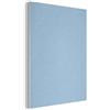 MuchoWow© Pannello Decorativo Parete Pannelli Fonoassorbenti Acustici 60x80 cm Insonorizzanti Decorazioni Casa Isolamento Acustico Fonoassorbente Quadri Fonoisolanti Blu - Bianco - Motivo
