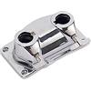 GOOHOCHY Supporto Tamburo Tom in Metallo Argento Wc80 Leggero e Facile da Trasportare Morsetto Accessorio per Kit Batteria, per Batteristi