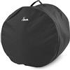 XDrum Classic Drumbag, borsa per batteria per cassa misura 20x18 (diametro: 20, profondità: 18, idrorepellente, imbottitura interna, maniglia robusta) Nero