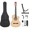 vidaXL Set Chitarra Acustica Western 12 pz con 6 Corde 38