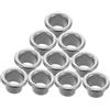 Toddmomy 20 Pezzi Accessorio per Tamburo Prese D'Aria in Metallo per Rullante e Snare Drum Foro Aria 9X9 MM Facile Installazione