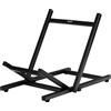 Rocktile CS-30 Amp Floor Stand (Supporto inclinato per amplificatore, portata fino a 30 kg, migliora l'angolo di emissione del tuo combo, robusto, pieghevole a basso profilo) nero