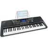 McGrey LK-6150 Keyboard 61 Tasti - Keyboard per Principianti con 61 Tasti Luminosi - 255 Suoni e 255 Ritmi - 61 Suoni Percussione - 50 Brani Demo - MP3-Player Integrato - Nero