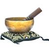 Ajuny, campana da canto per meditazione e canto per terapia sonora alternativa, fatta a mano, in metallo, 15 cm