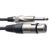 Stagg SMC3XP Cavo S Serie da XLRf to Jack 6,3 mm, 3m, Nero
