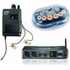 JTS SIEM-2 (Trasmettitore SIEM-2T / Ricevitore SIEM-2R / Ear Monitor IE-1) - Sistema In-Ear Monitor Profess. Wireless UHF PLL operativita' 60 mt, Nero