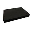 LENACUSTICA Pannelli in Fibra di Poliestere Ignifugo, Nero, 100% Poliestere D40, 100x50x5cm, Isolamento Termoacustico