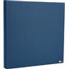 Bluetone Acoustics Wall Panel Pro - Pannelli fonoassorbenti professionali per eliminare rumore ed eco - Pannelli acustici per studio, ufficio, soggiorno (50x50x5cm, Blu)